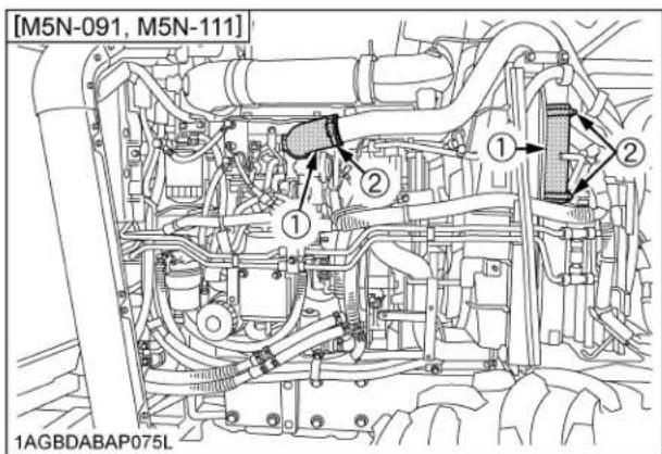 KUBOTA M5N-111HDCC12 - ■ Checking Intake Air Line - 3