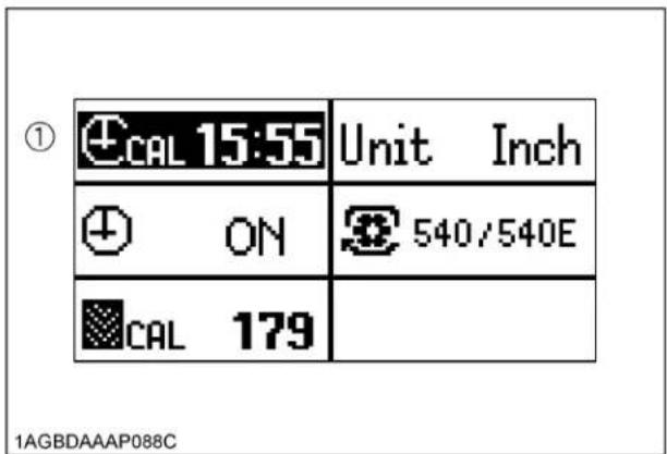 KUBOTA M5N-111HDCC12 - ◆Clock setting - 1