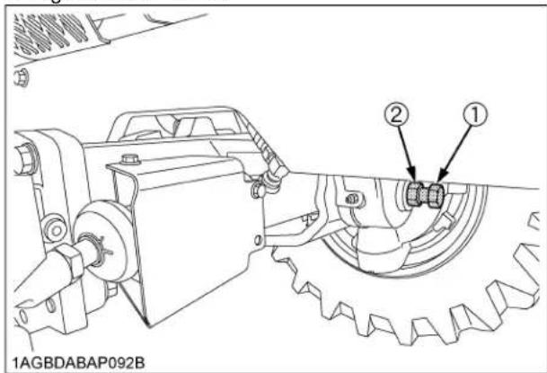 KUBOTA M5N-111HDCC12 - ◆Adjusting procedure - 1