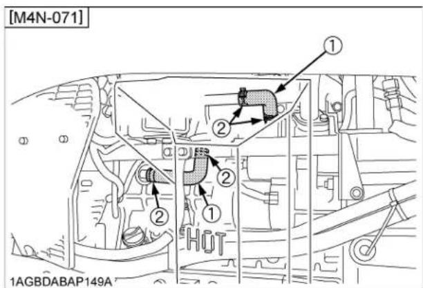 KUBOTA M5N-111HDCC12 - ■ Checking Radiator Hose and Clamp - 8
