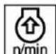 KUBOTA M7-172P-KVT - When the engine rpm increase indicator - 1