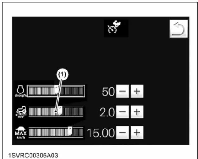 (1) droop% 50 - + 2.0 - + MAX km/h 15.00 - + 1SVRC00306A03