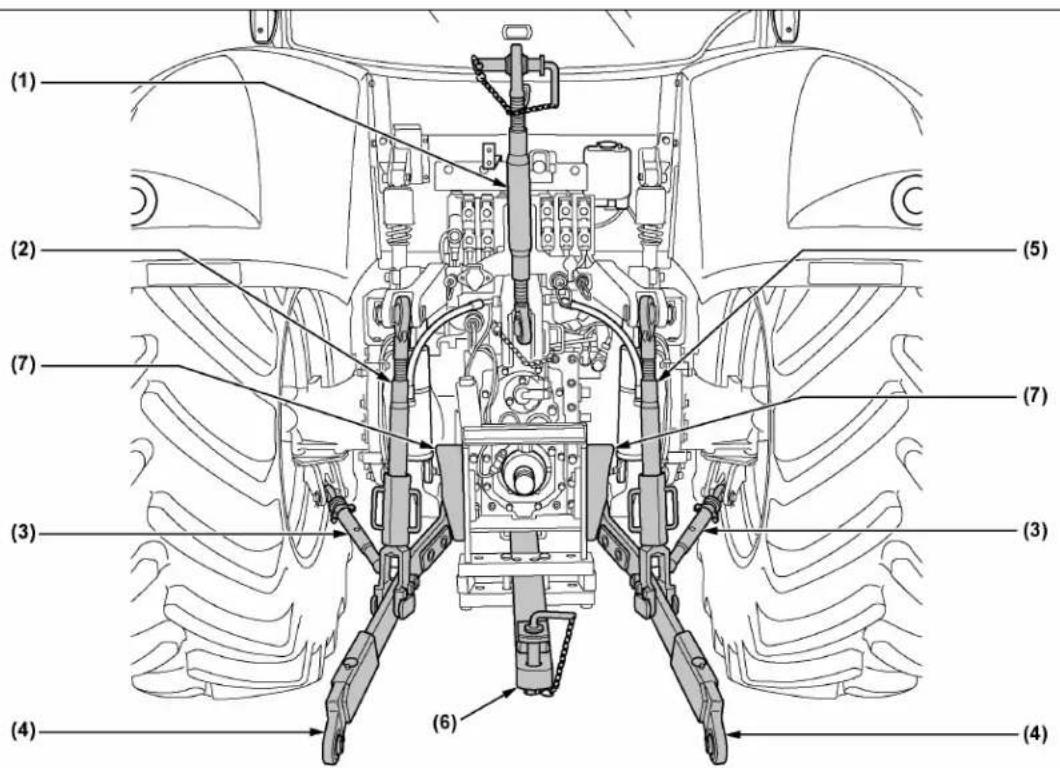 KUBOTA M7-172P-KVT - 3-POINT HITCH AND DRAWBAR - 1