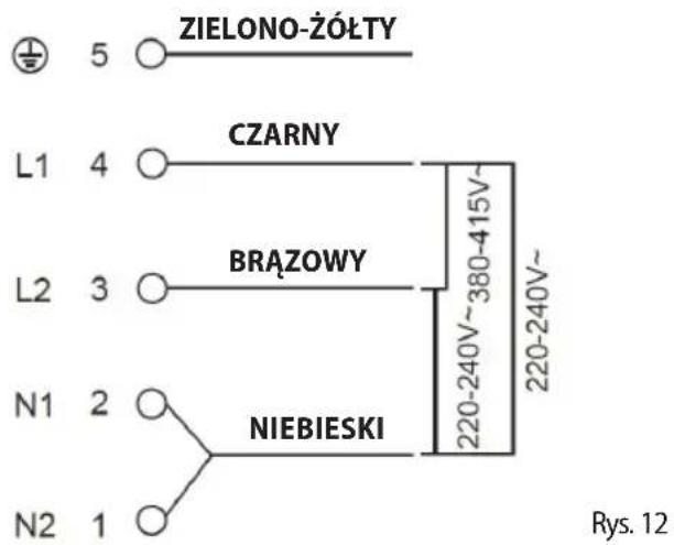 Concept IDV4560BF - Połączenia listwy zaciskowej urządzenia - 2