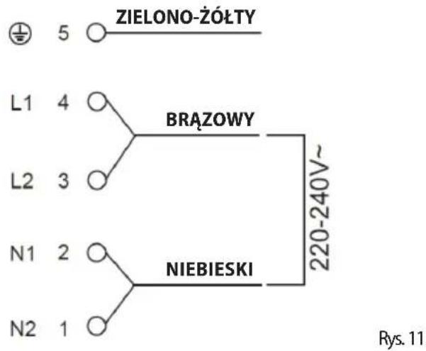 Concept IDV4560BF - Połączenia listwy zaciskowej urządzenia - 1