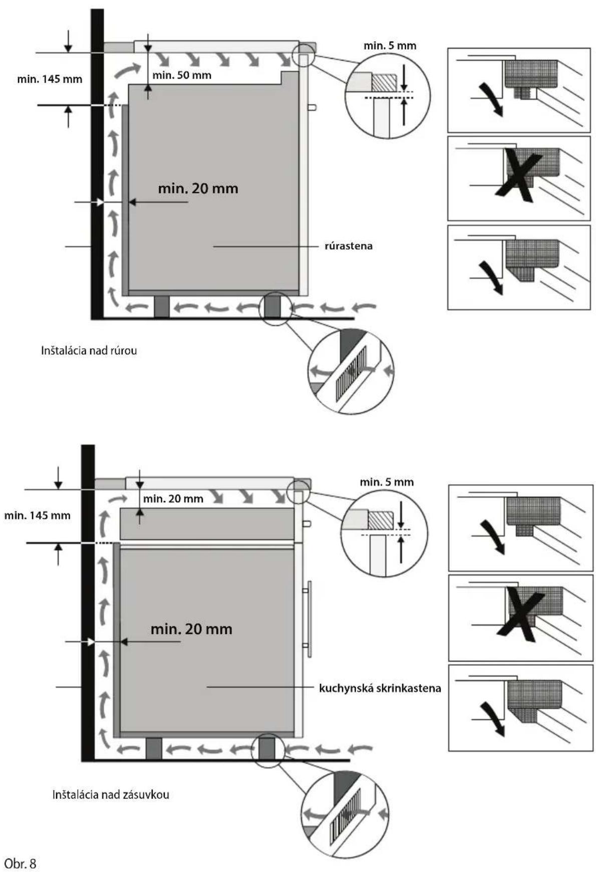 Concept IDV4560BF - Pri inštalácii prístroja dodržujte nasledovný postup: - 1