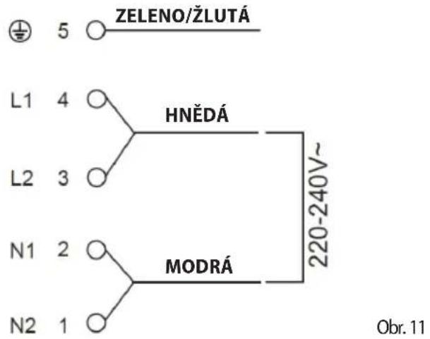 Concept IDV4560BF - Zapojení svorkovnice spotřebiče - 1