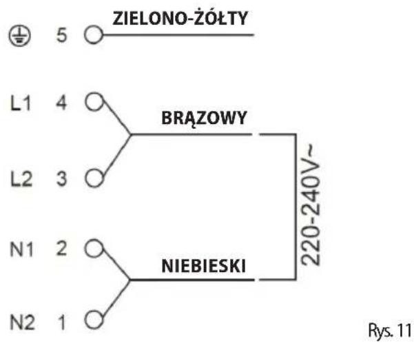 Concept IDV4260SF - Połączenia listwy zaciskowej urządzenia - 1