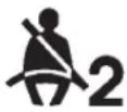 CHEVROLET Express (2005) - PassengerSafetyBelt ReminderLight - 1