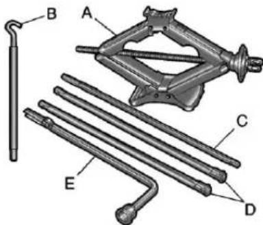 CHEVROLET Express (2005) - RemovingtheSpareTireand Tools - 3
