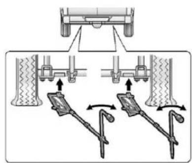 CHEVROLET Express (2005) - RemovingtheFlatTireand InstallingtheSpareTire - 3