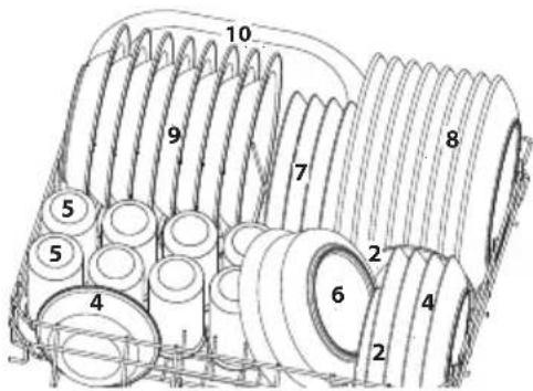 Technical diagram of a mechanical assembly with numbered components for identification
