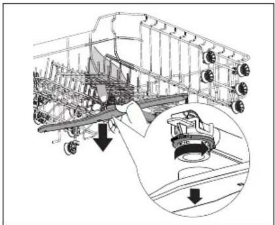 Concept MNV4160 - Cleaning the spray arms - 1
