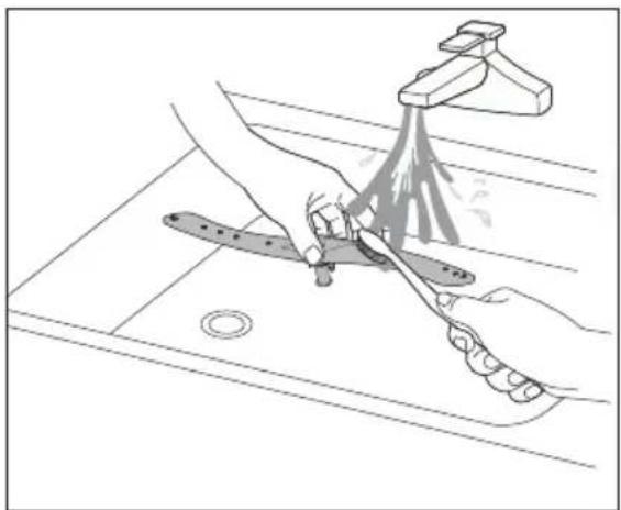 Concept MNV4160 - Cleaning the spray arms - 3