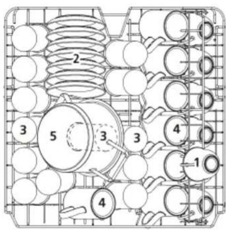 Technical diagram of a mechanical assembly with numbered components and directional arrows indicating flow or movement.