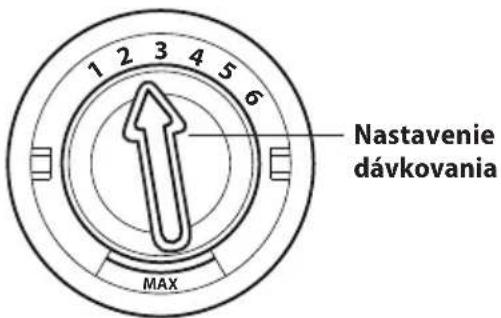 Nastavenie dávkovania MAX