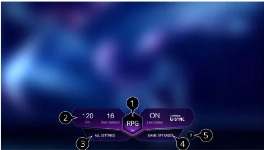 LG 70UP77003LB - Game Dashboard - 1
