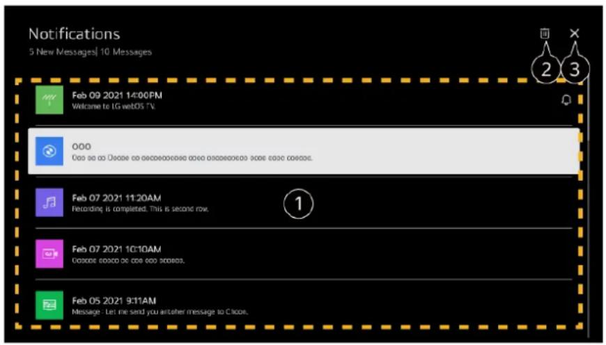 LG 70UP77003LB - → General → System → Additional Settings → Notifications - 1