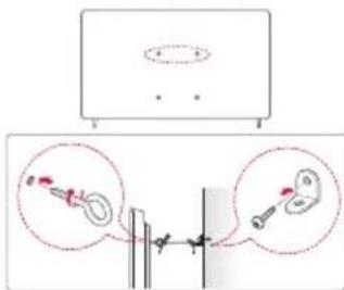LG 65UP81003LR - Securing TV to the Wall - 1