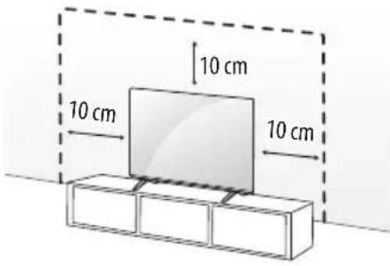 LG 55NANO883PB - Mounting on a Table - 1