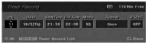 LG LH-R7500TA - Press ENTER after filling in all the program information. - 1