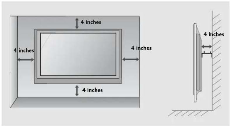 LG 37LG7000 - WALL MOUNT: HORIZONTAL INSTALLATION - 2