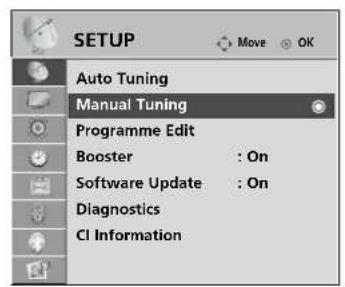LG 37LG7000 - MANUAL PROGRAMME TUNING (IN ANALOGUE MODE) - 1