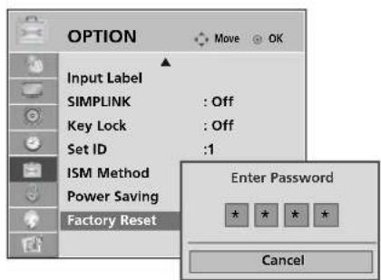 LG 37LG7000 - (Reset to original factory settings) - 2