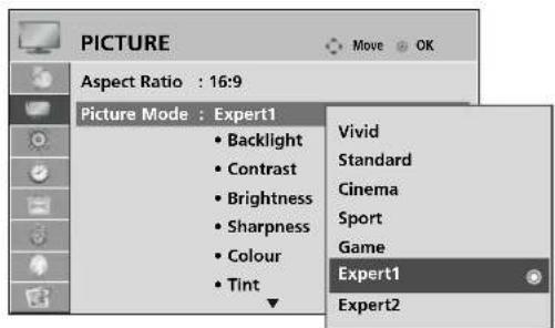 LG 37LG7000 - Picture Mode-Expert Control - 1
