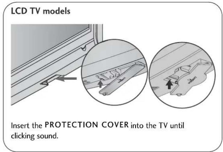 LG 37LG7000 - NOT USING THE DESK-TYPE STAND - 2