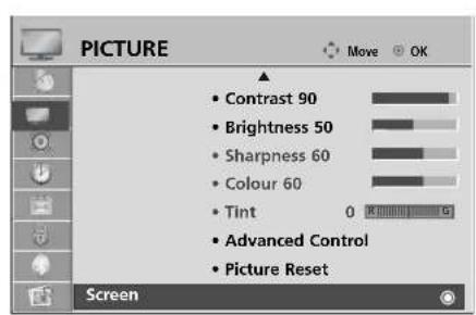 LG 37LG7000 - Screen Reset - 1