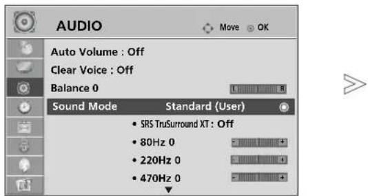LG 37LG7000 - SOUND SETTING ADJUSTMENT -USER MODE - 1