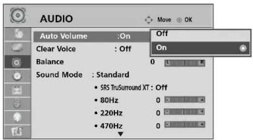 LG 37LG7000 - AUTO VOLUME LEVELER - 2