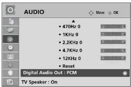 LG 37LG7000 - SELECTING DIGITAL AUDIO OUT - 1