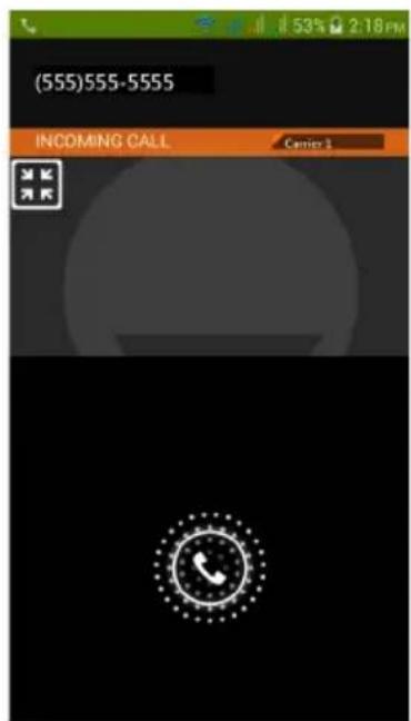 (555)555-5555 INCOMING CALL Carrier 1