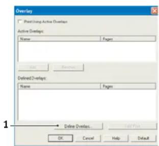 OKI B431dn+ - DEFINING OVERLAYS - 1
