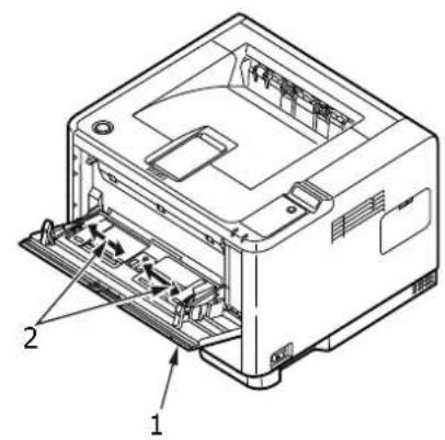 OKI B431dn+ - MULTI PURPOSE TRAY AND MANUAL FEED TRAY - 2