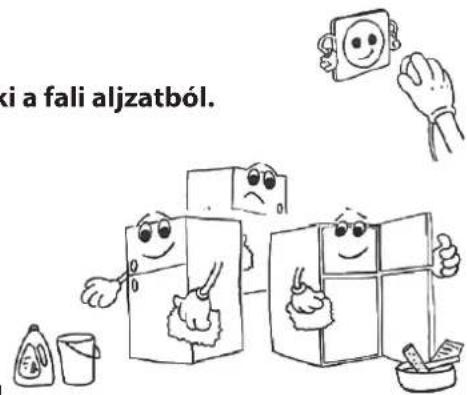 ki a fali aljzatból.