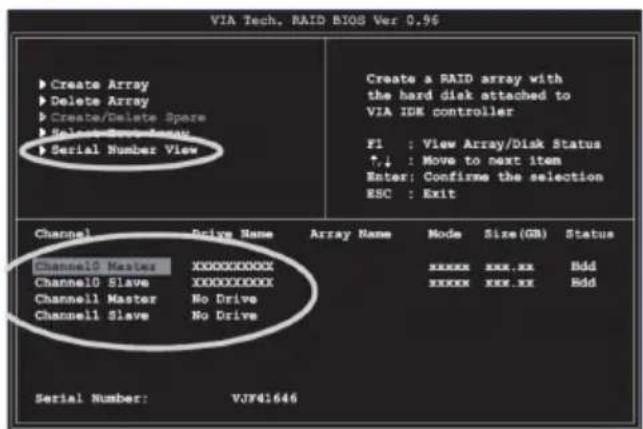 ECS KM400-M2 - Serial Number View - 1