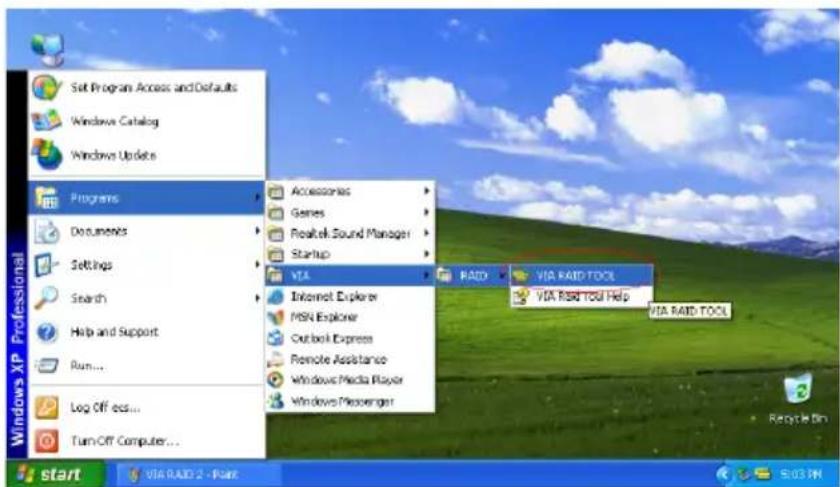ECS KM400-M2 - Using VIA RAID Tool - 1