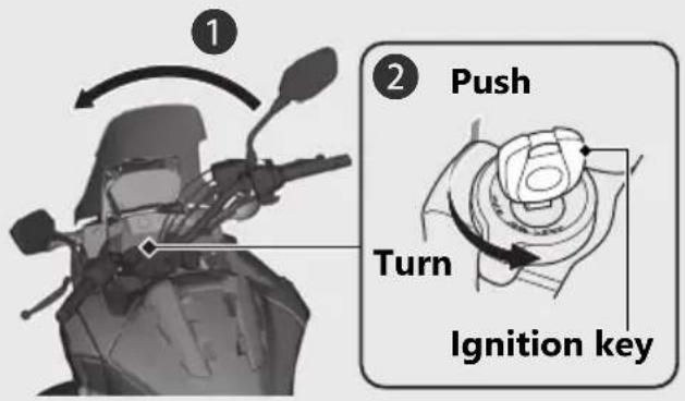 Honda NC750XA (2020) - Steering Lock - 1