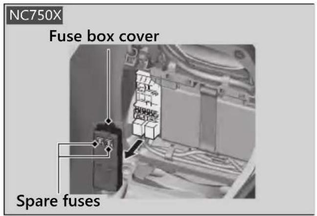Honda NC750XA (2020) - Fuse Box Fuses - 1