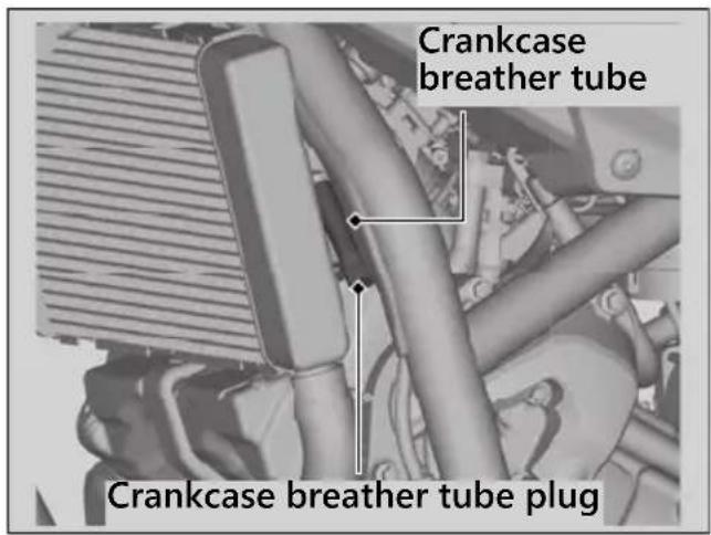 Honda NC750XA (2020) - Cleaning the Crankcase Breather - 1