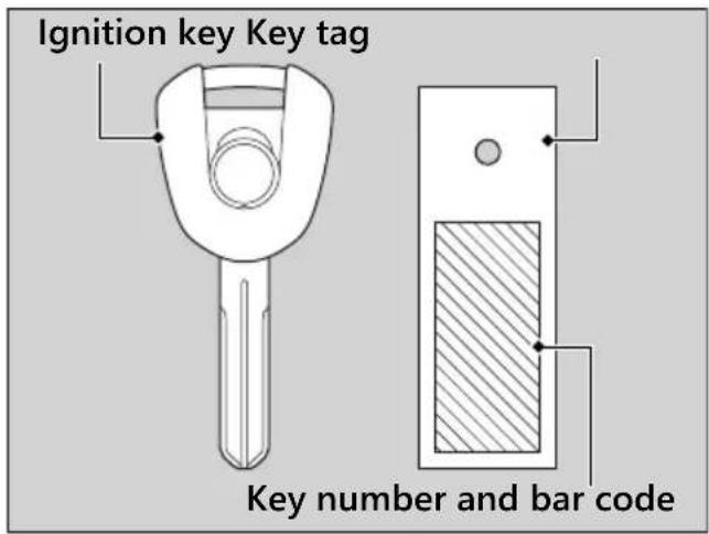 Honda NC750XA (2020) - Ignition Key - 1