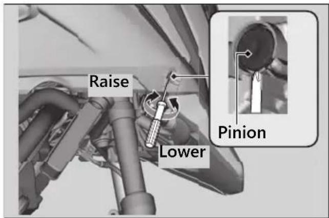 Honda NC750XA (2020) - Adjusting the Headlight Aim - 1