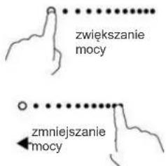 zwiększanie mocy zmniejszanie mocy