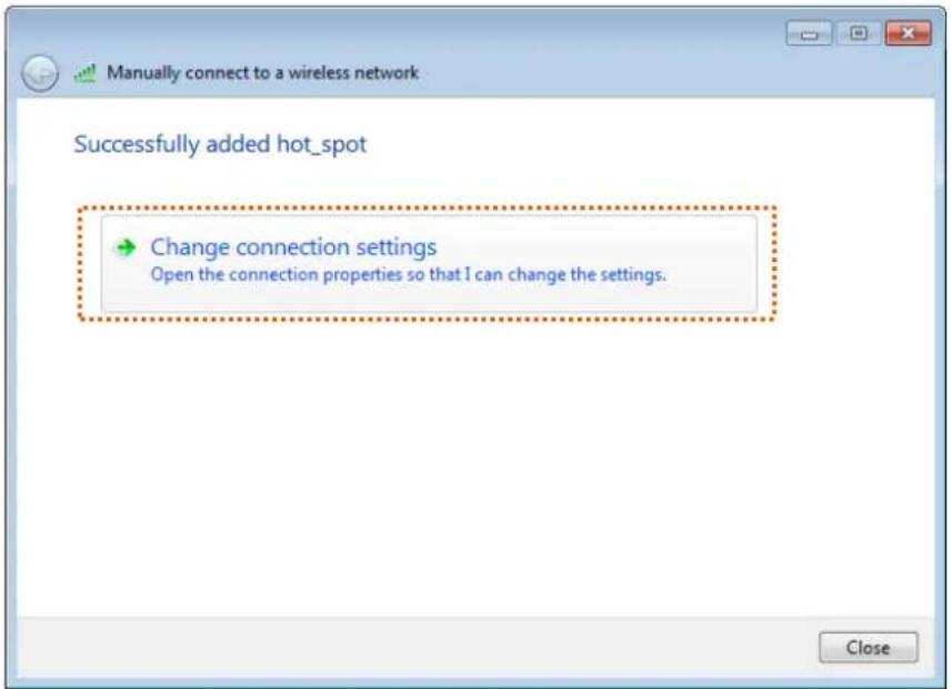 Tenda i21 - Step 5 Click Change conncon sengs. - 1