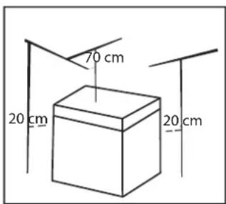 70 cm 20 cm 20 cm