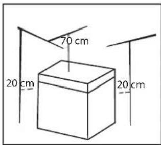 70 cm 20 cm 20 cm
