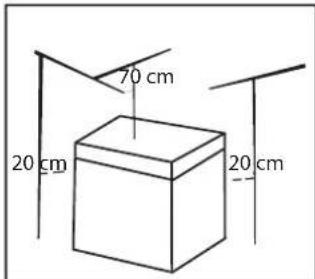70 cm 20 cm 20 cm